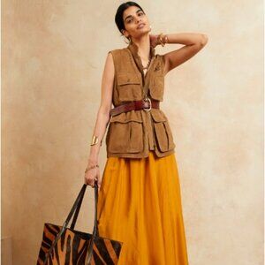 Banana Republic Suede Leather Vest